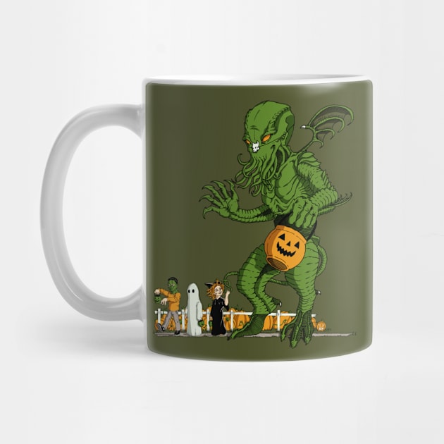 Cthulu or Treat by AJIllustrates